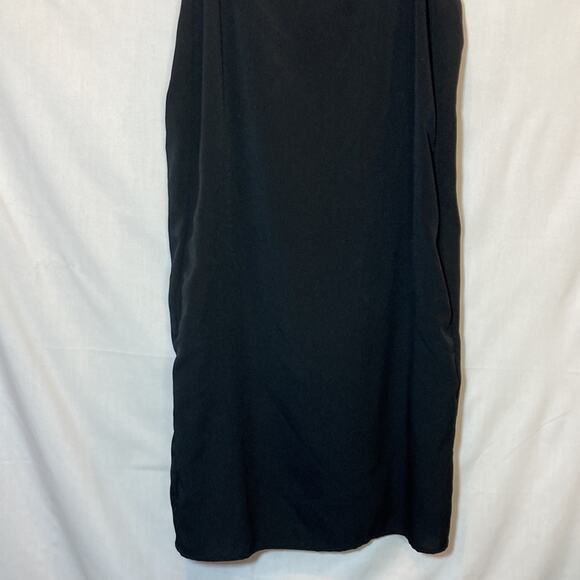 Gary Graham Silk Black Slip Dress Size M/L - Picture 3 of 9